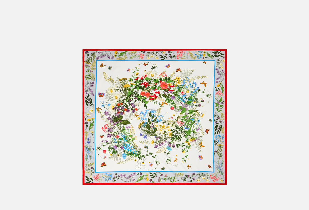 Изображение товара Элегантный шелковый платок Русский полевой букет для женщин