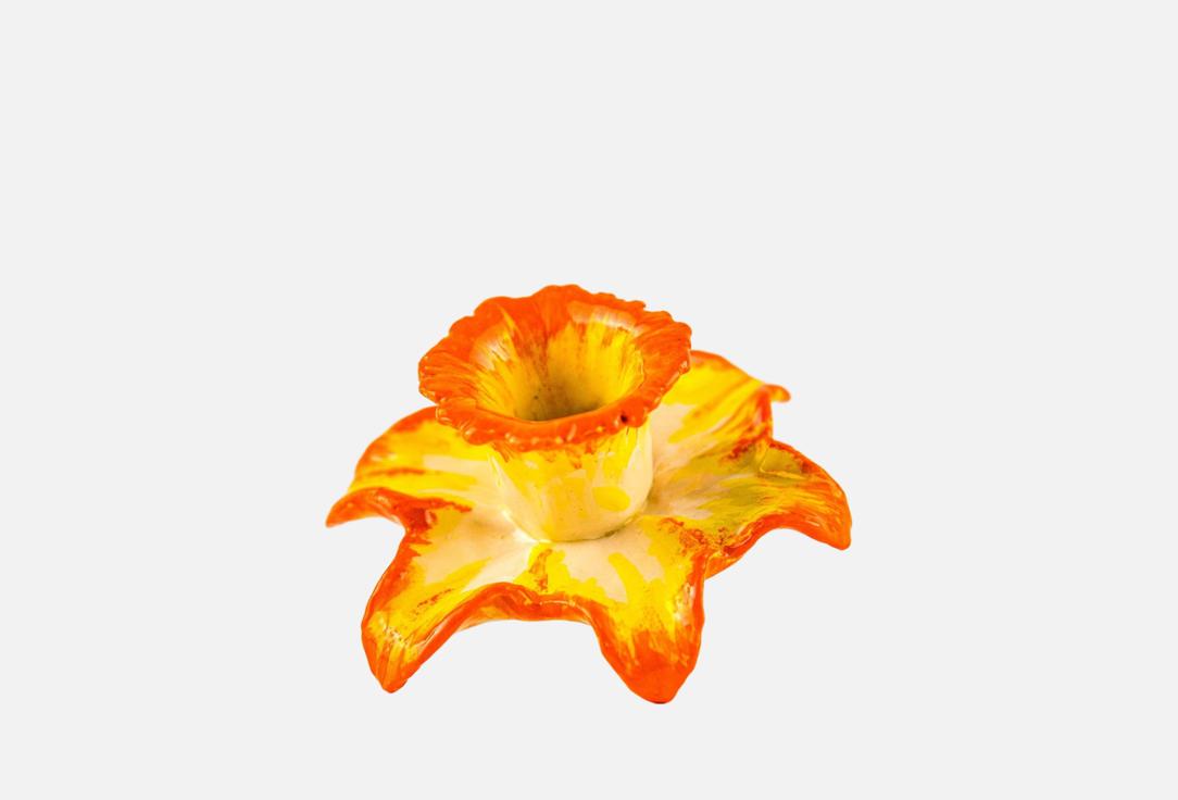 

Украшение пасхальное ELPIDA, Мультиколор, Подвес нарцисс, желто-оранжевый 1 шт