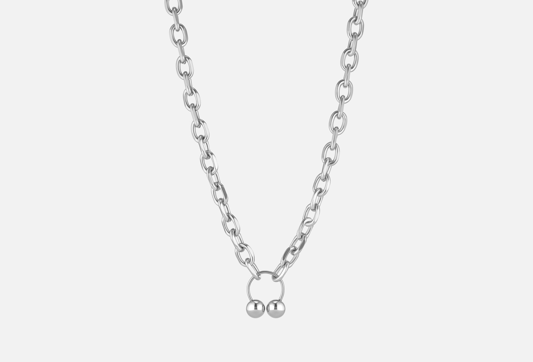 Изображение товара Стальной чокер OMUT BALLS с массивными шарами 39/41 см стильное украшение