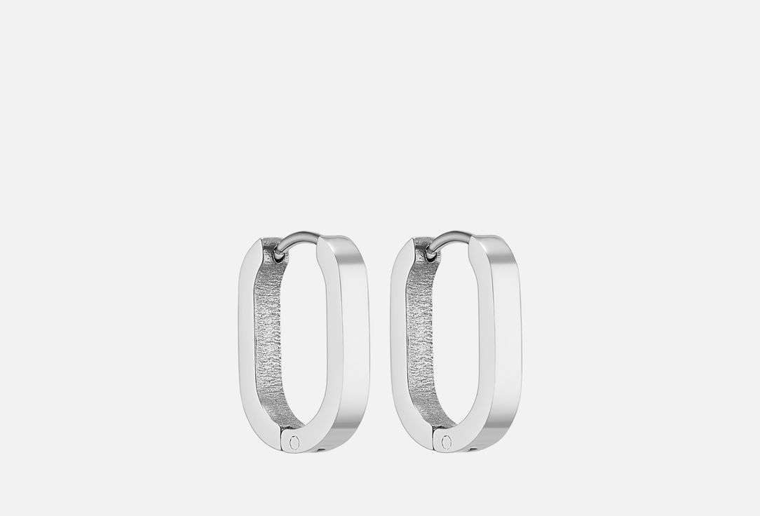 Изображение товара Стильные минималистичные серьги OMUT FRAME из стали для ежедневного ношения