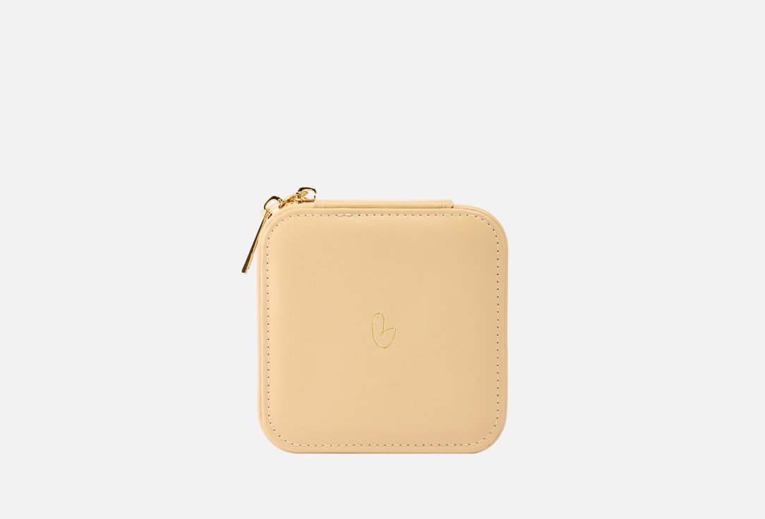 Изображение товара Органайзер для украшений Vsebeloe бежевый компактный дорожный органайзер