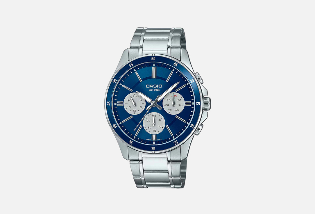 Изображение товара Мужские кварцевые часы Casio Collection MTP-1374D-2A3 сталь водозащита 50 м