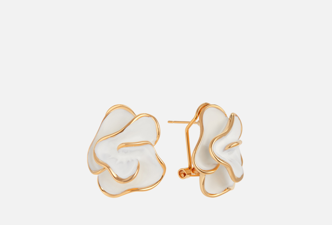 Изображение товара серьги LOVE белая роза