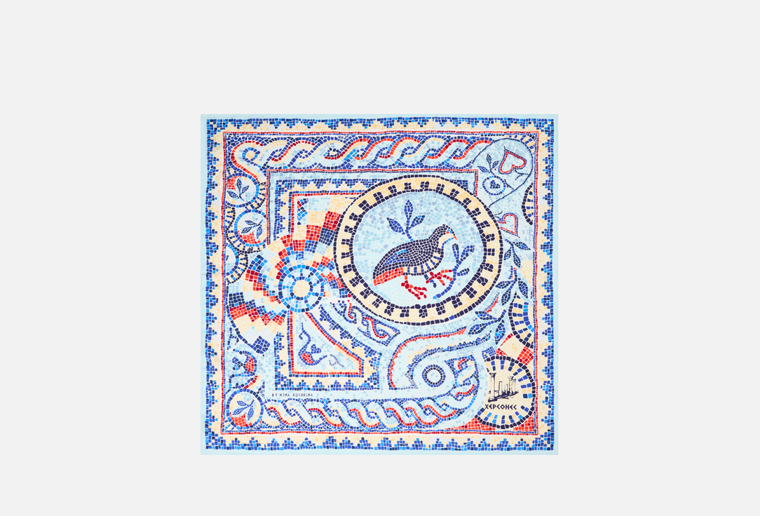 

Платок РУССКИЕ В МОДЕ, Голубой, Грёзы о Византии