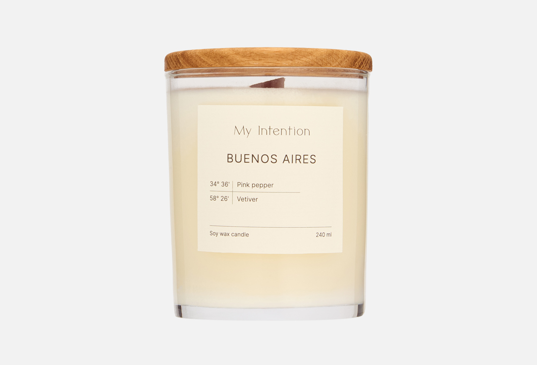 Изображение товара Ароматическая свеча My intention Buenos Aires