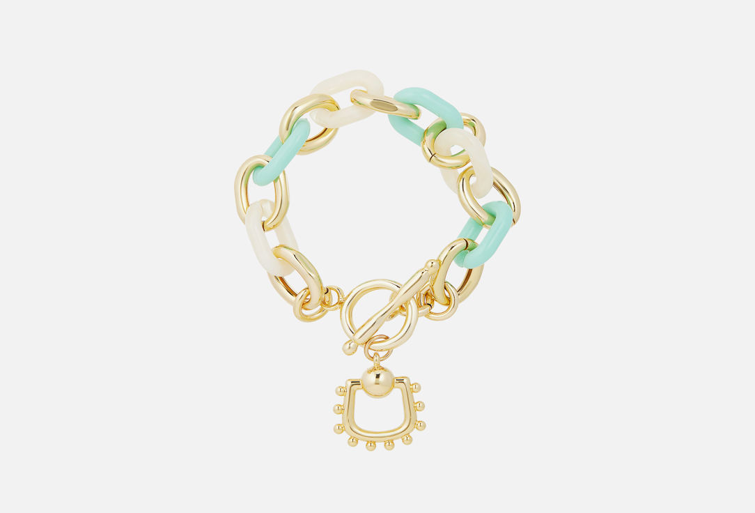 Изображение товара Браслет-цепь Nouvelle Mode с акрилом и каучуком