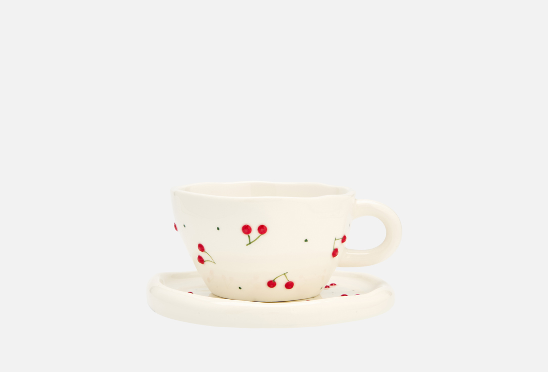 

Чайная пара ROOMI, Принт, Вишня 1 пар