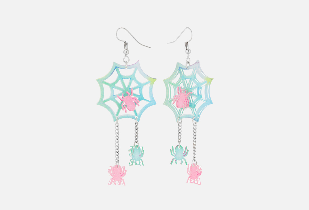 

Серьги MUF-MUF, Цветная паутина 2 шт