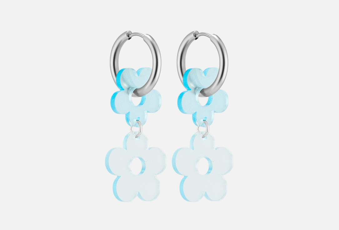 

Серьги MUF-MUF, Кольца цветочки 2 шт