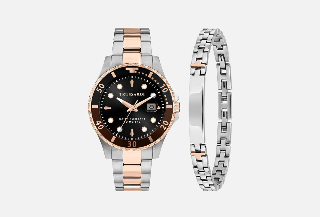 Часы наручные кварцевые TRUSSARDI City Life 42 mm 2 шт