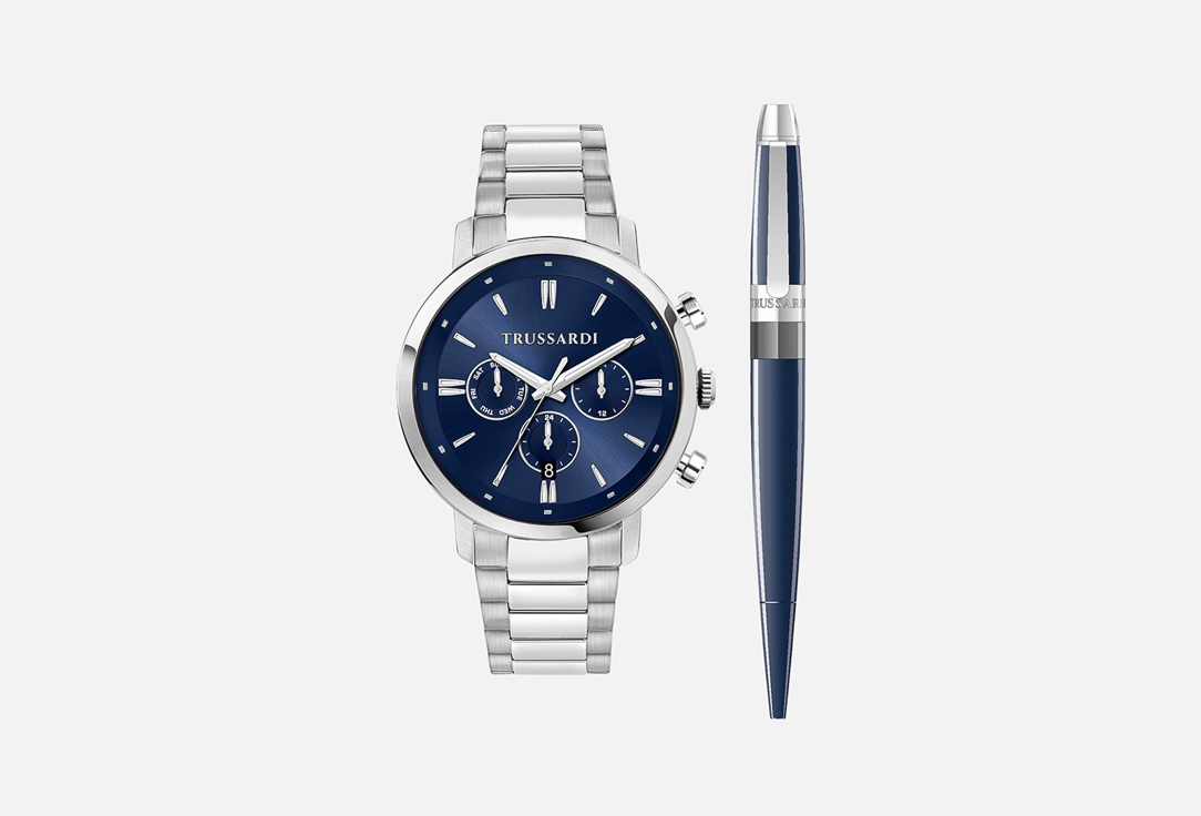 Часы наручные кварцевые TRUSSARDI T-Couple 43 mm 2 шт