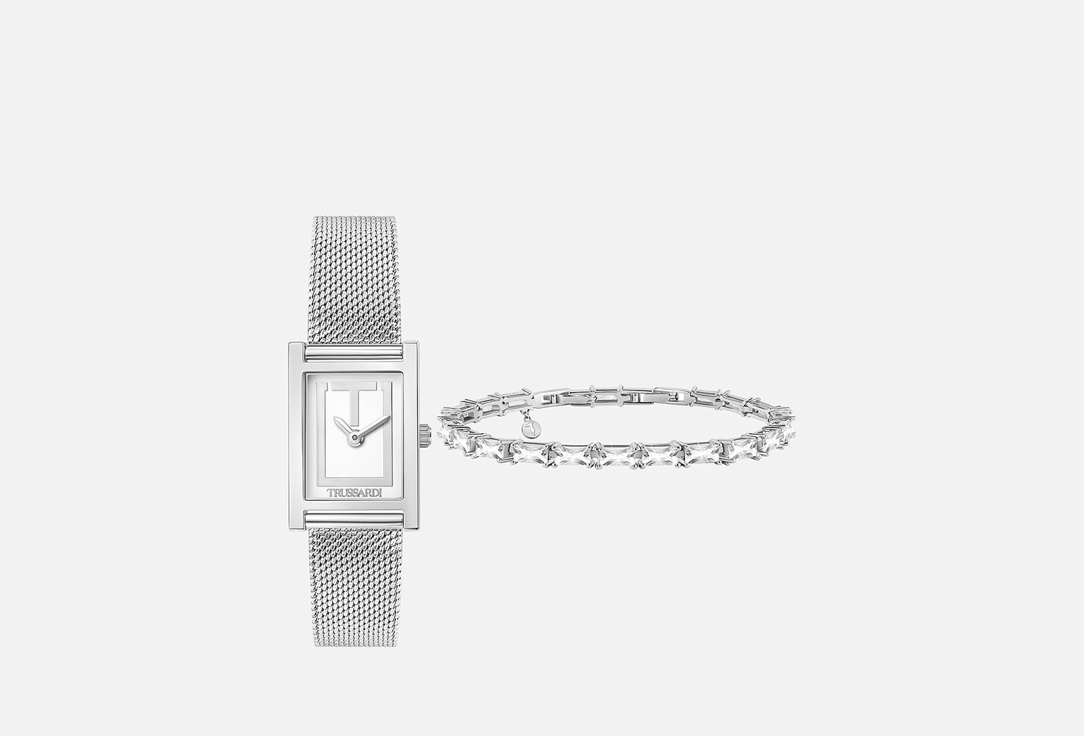 

Часы наручные кварцевые TRUSSARDI, T-Strict 34 mm 2 шт