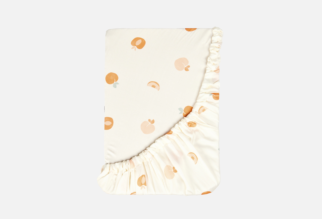 

Простыня на резинке PARAPETE, Принт, Персики, 180х200 1 шт