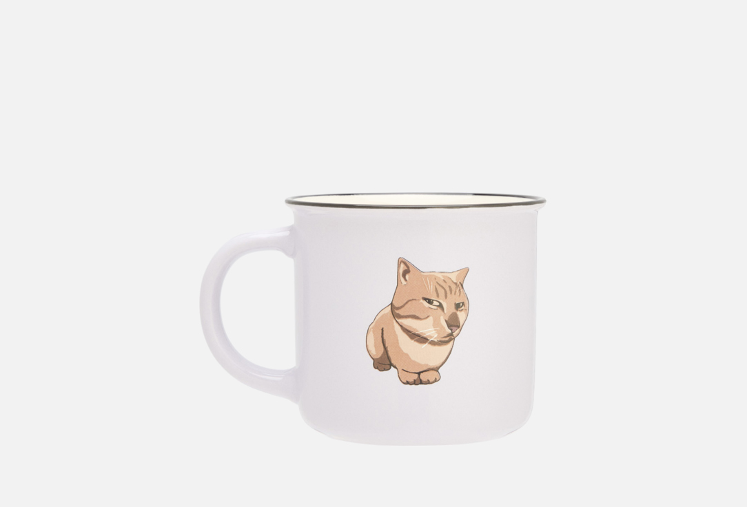 Кружка керамическая ZAKKA Сладкий котик 10 см