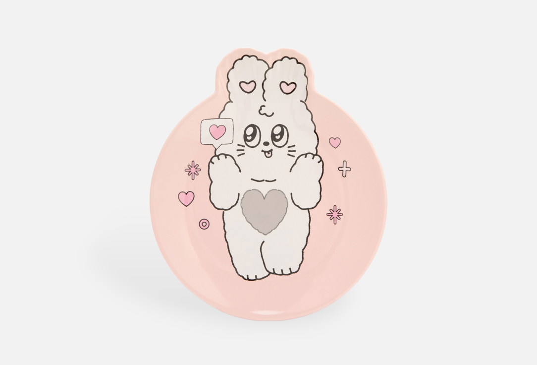 

Тарелка керамическая ZAKKA, Принт, Fluffy love 20 см