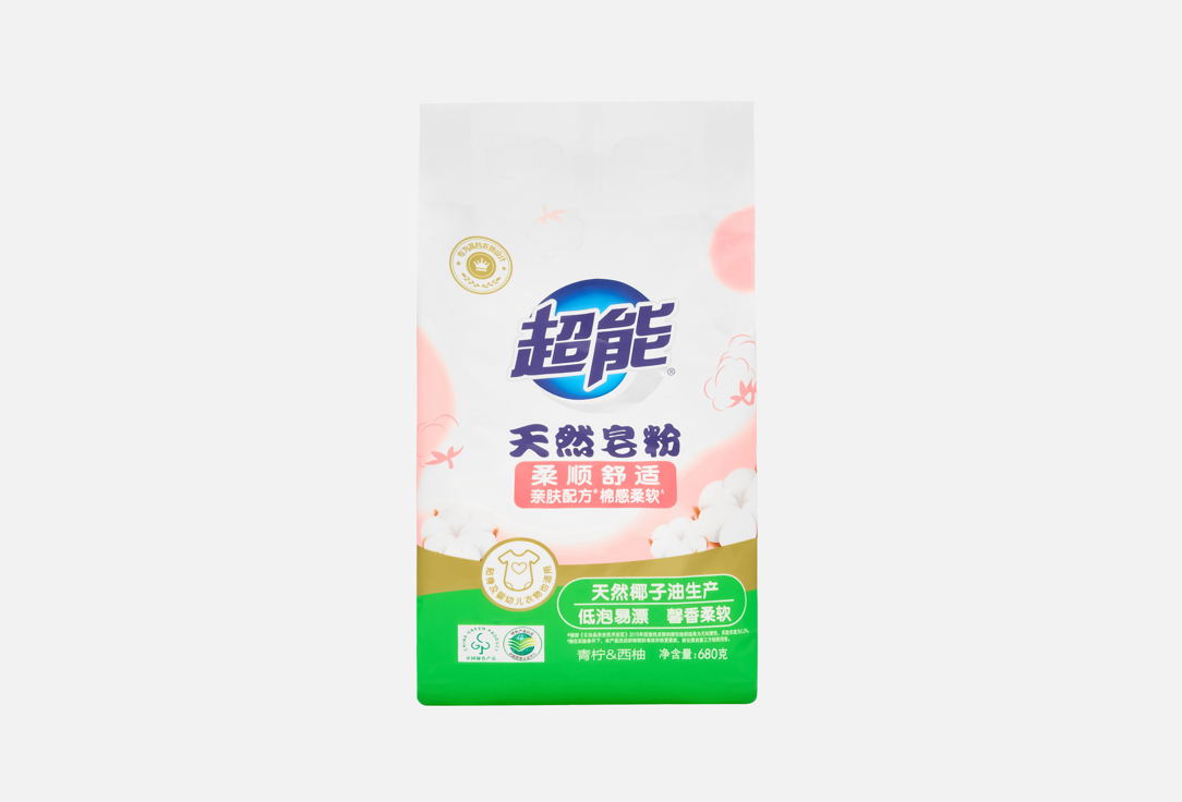 

Стиральный порошок CHAO NENG, С экстрактом хлопка 680 г