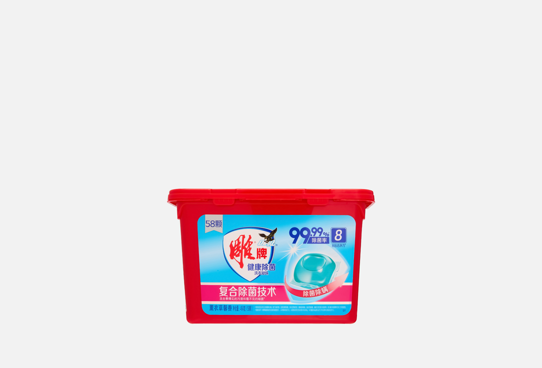 

Капсулы для стирки DIAO, Антибактериальные 58 шт