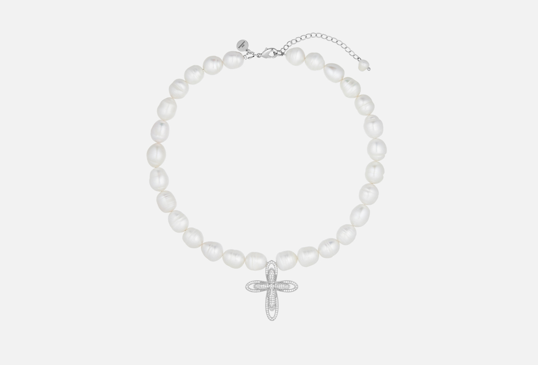 Изображение товара Авторское колье Oh!CHERRIES I BELIVE с жемчугом и цирконом для женщин