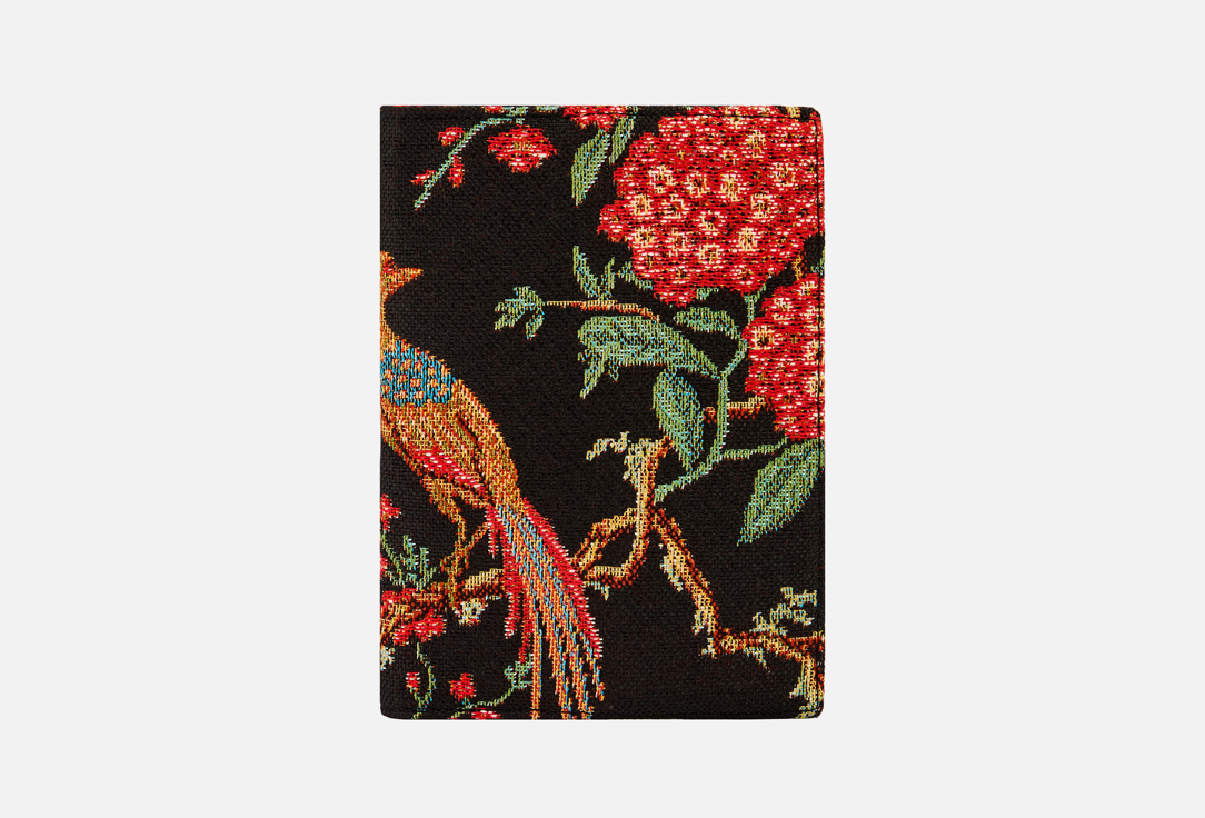 

Обложка для паспорта VUA-LYA, Черный, Дивный сад Ночь