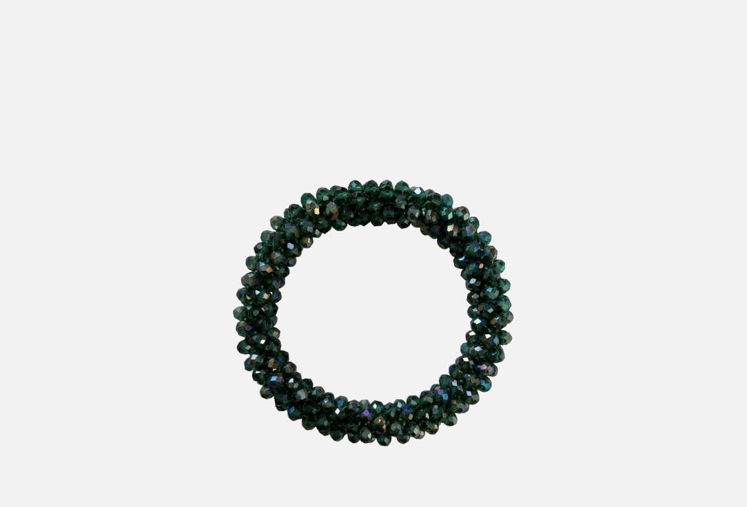 

Резинка для волос LA LUNA, Зеленый, Изумруд 1 шт