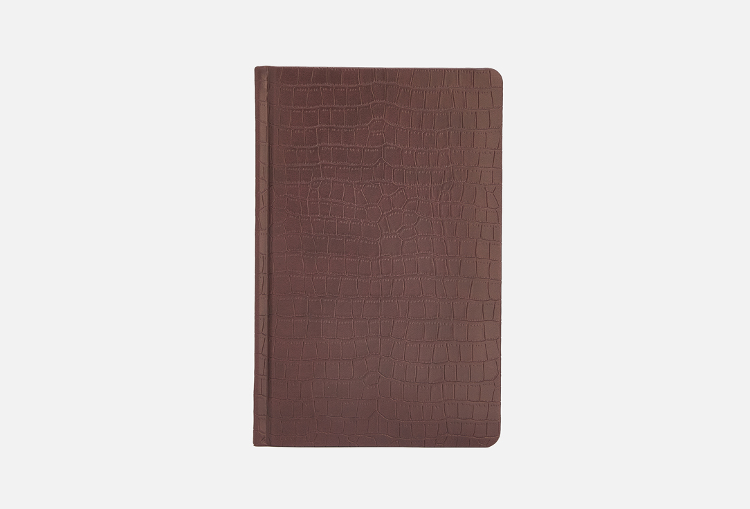 

Ежедневник А5 BRAUBERG, Коричневый, Alligator brown 1 шт