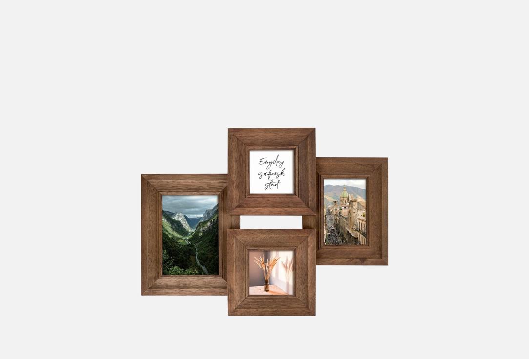 

Рамка BRAUBERG, Коричневый, Loft Quad, 52х39 см 1 шт