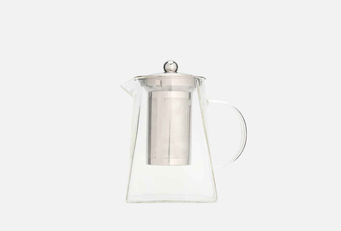 

Чайник заварочный DASWERK, Прозрачный, Металлическая колба-заварник 950 мл