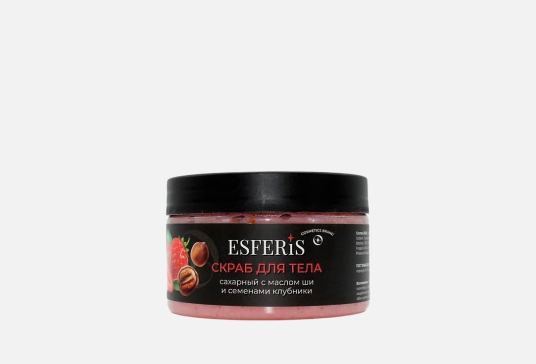 Изображение товара Сахарный скраб для тела ESFERIS с маслом ши и клубникой 250 мл