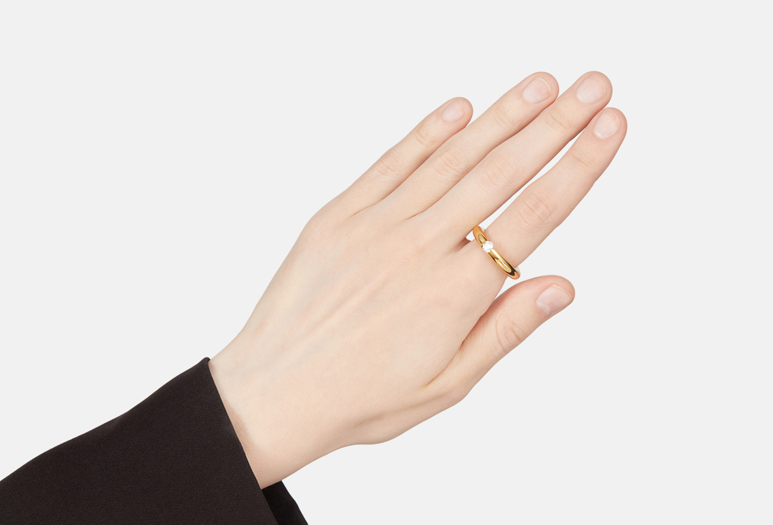 

Кольцо DPLELA JEWELRY, Ribs Gold 18 мл