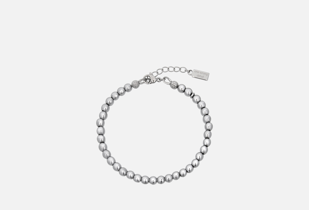 Изображение товара Браслет из гематита one wrong detail для женщин регулируемый с неправильной деталью