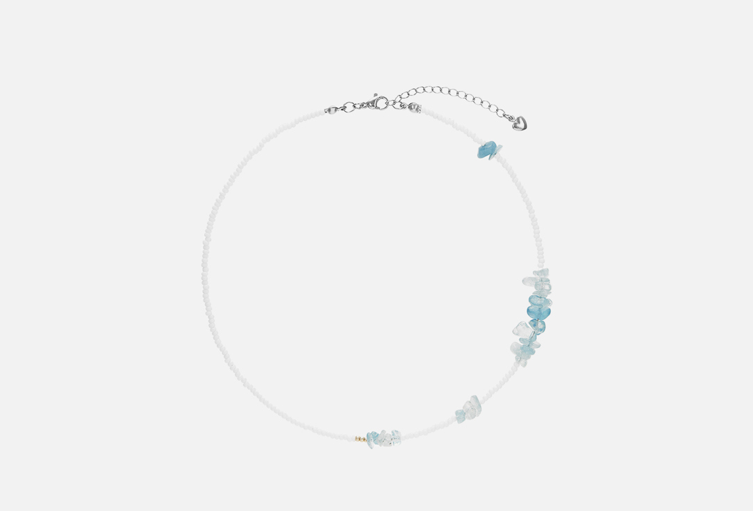 Изображение товара чокер Higher-aura из бисера и голубого аквамарина