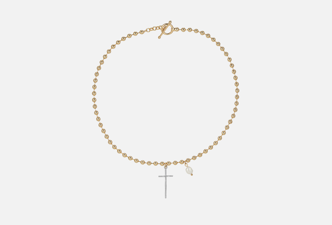 Изображение товара Цепочка KALINKA Сферичная с подвесами из жемчуга для женщин