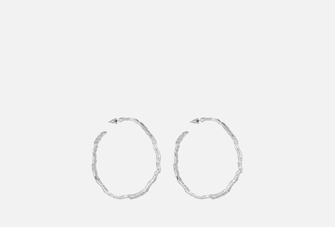 Изображение товара Серьги-кольца KALINKA Фактурные