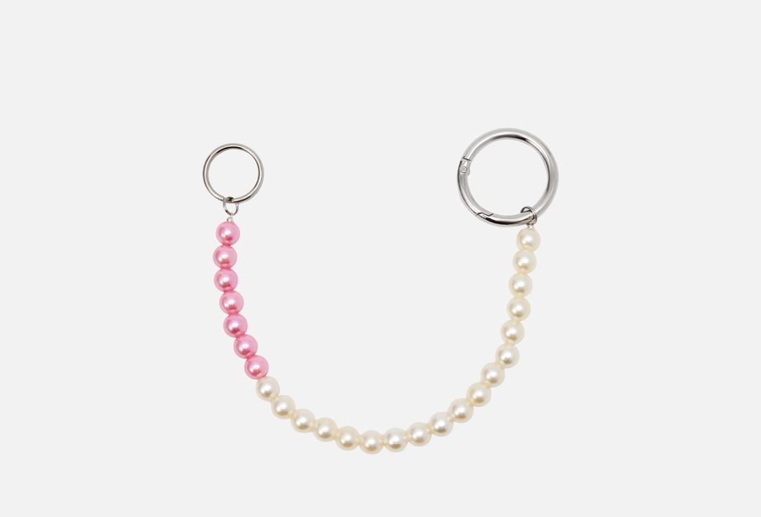 Beads 10 / 24 White & Rose