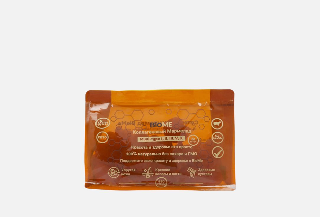 Изображение товара Мармелад Collagen BioME Коллагеновый со вкусом дыни