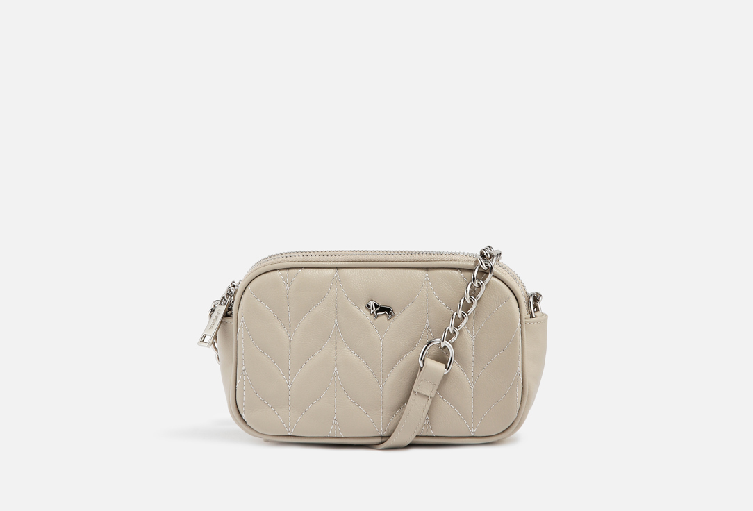 Изображение товара Сумка кросс-боди Labbra из натуральной кожи l.grey