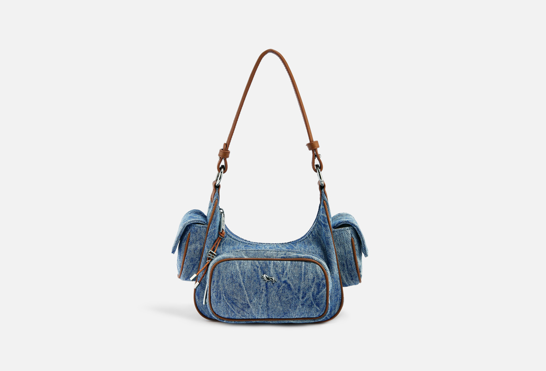 

Сумка на плечо LABBRA, Голубой, L.blue jeans/luggage