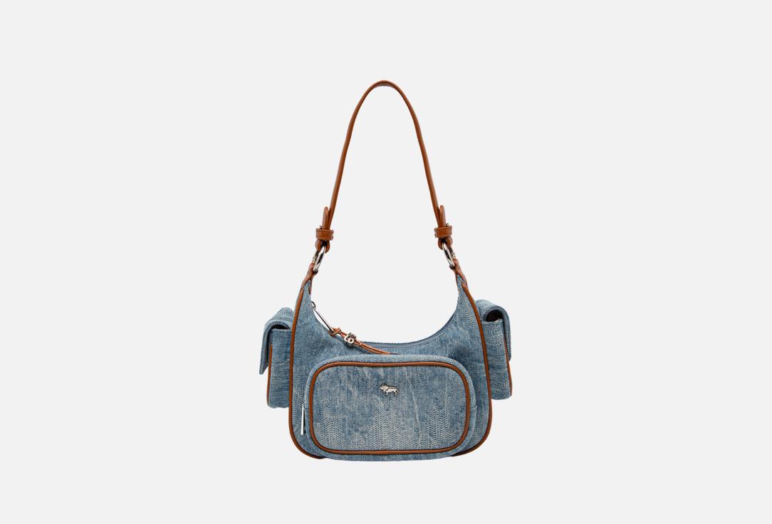 Сумка на плечо LABBRA L.blue jeans/luggage