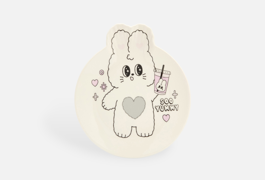 

Тарелка керамическая ZAKKA, Принт, Bunny 20 см