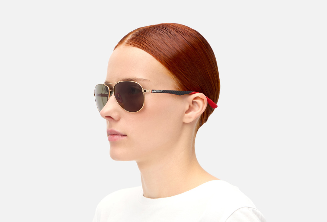 

Солнцезащитные очки RAY-BAN, Золотой, SCUDERIA FERRARI RB8313M-F008/71/61-13