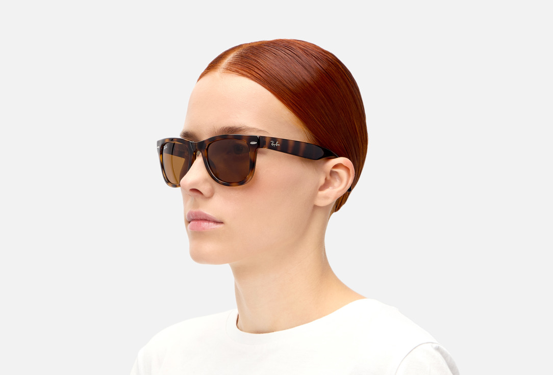 

Солнцезащитные очки RAY-BAN, Коричневый, Wayfarer Folding RB4105-710/50-22