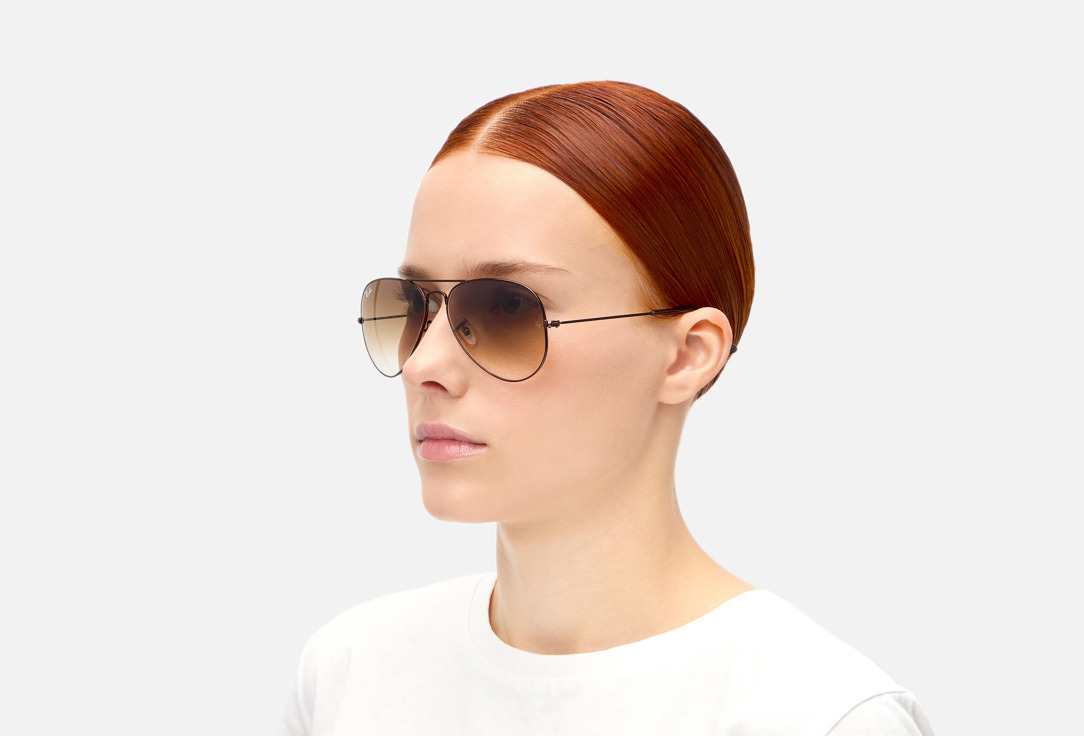 

Солнцезащитные очки RAY-BAN, Коричневый, Aviator RB3025-014/51/58-14