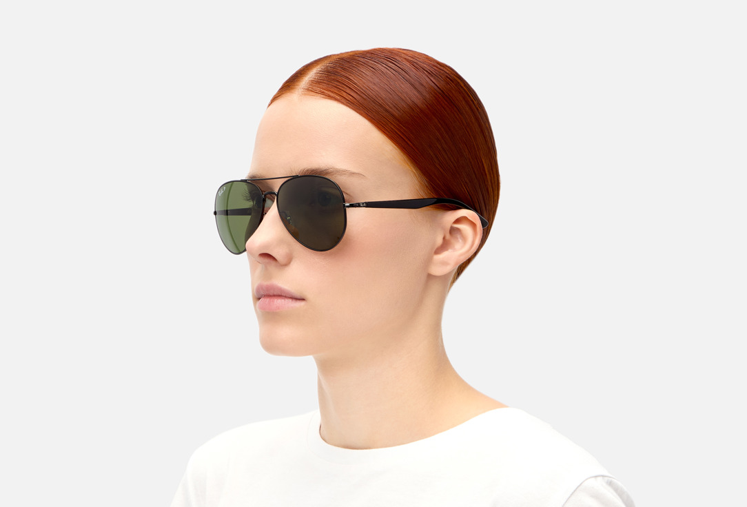 

Солнцезащитные очки RAY-BAN, Черный, Aviator RB3675-002/58/58-14