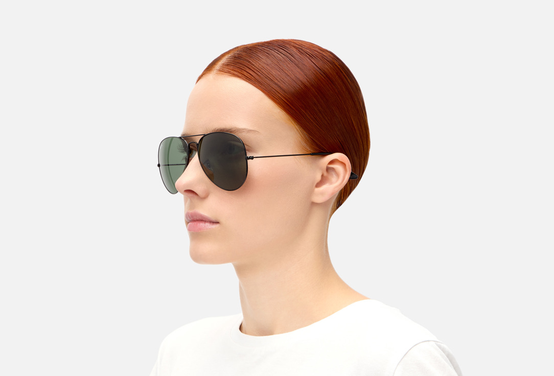 

Солнцезащитные очки RAY-BAN, Черный, Aviator RB3026-L2821/62-14