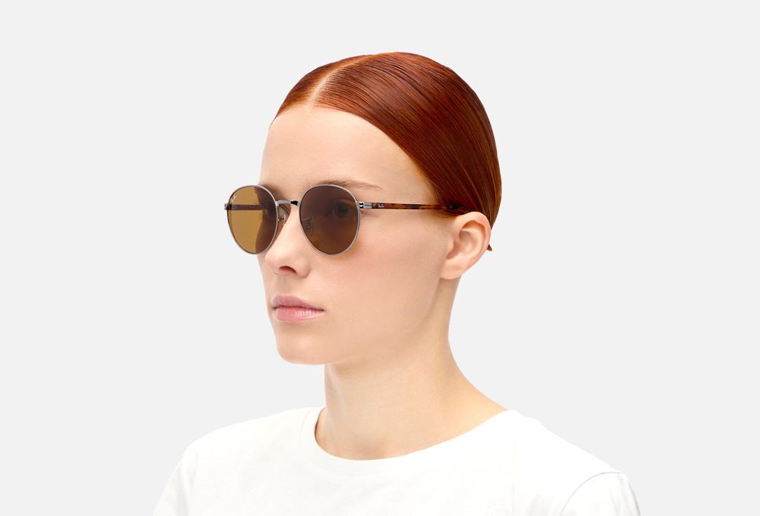 

Солнцезащитные очки RAY-BAN, Мультиколор, С коричневыми линзами RB3691-004/33/51-21