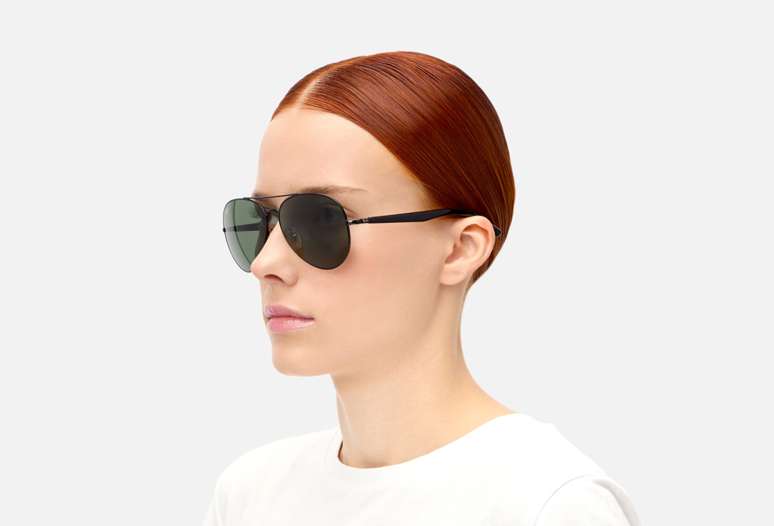 

Солнцезащитные очки RAY-BAN, Черный, С зелеными линзами RB3675-002/31/58-14