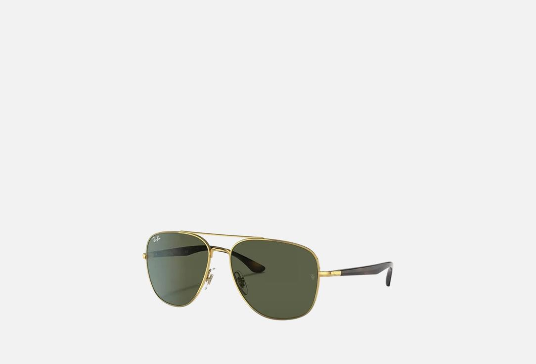Изображение товара Солнцезащитные очки Ray-Ban RB3683 с зелеными линзами и фигурной оправой