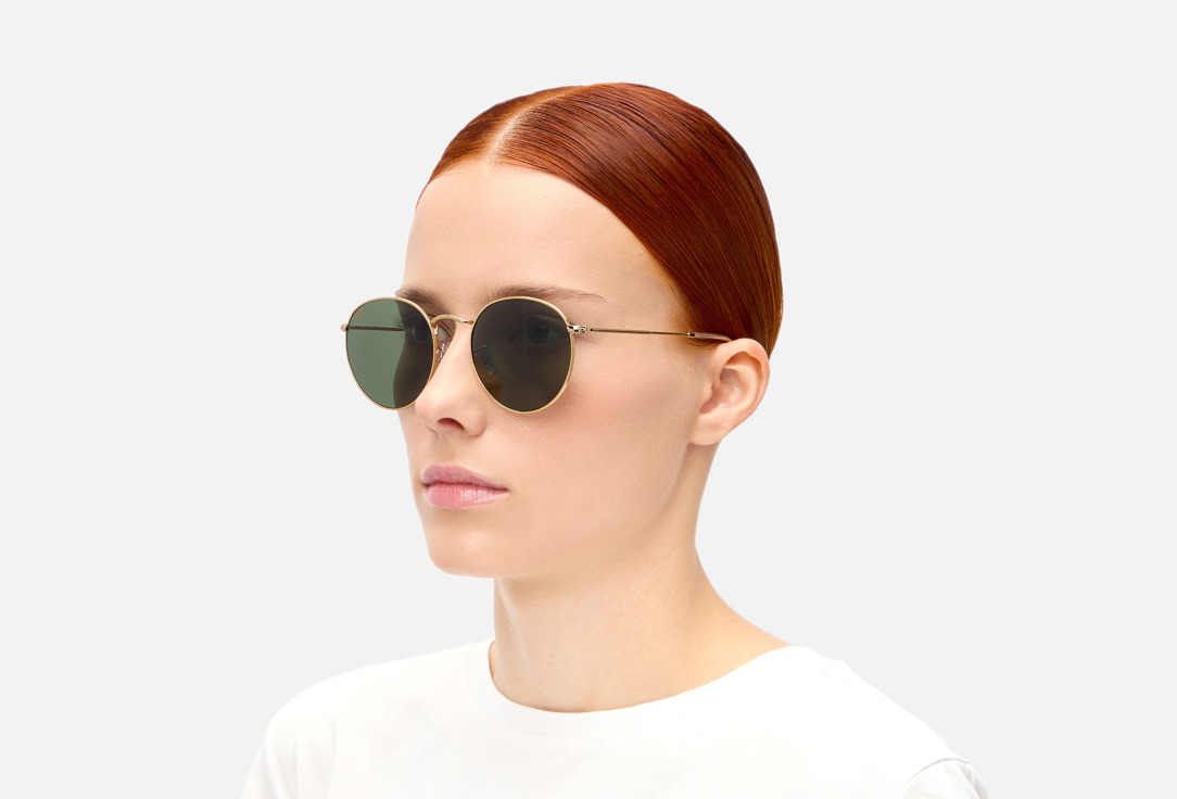Изображение товара Солнцезащитные очки Ray-Ban RB3447-919631/53-21 с зелеными линзами для мужчин и женщин