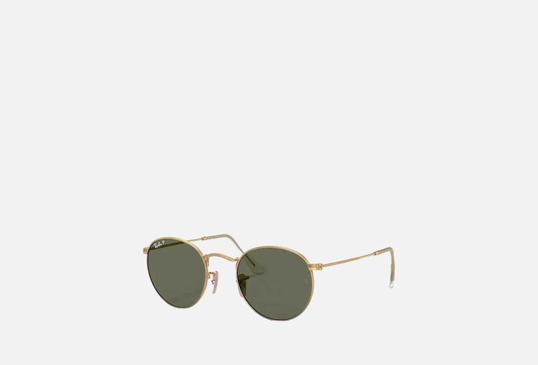 

Солнцезащитные очки RAY-BAN, Золотой, Round Metal RB3447-001/58/50-21