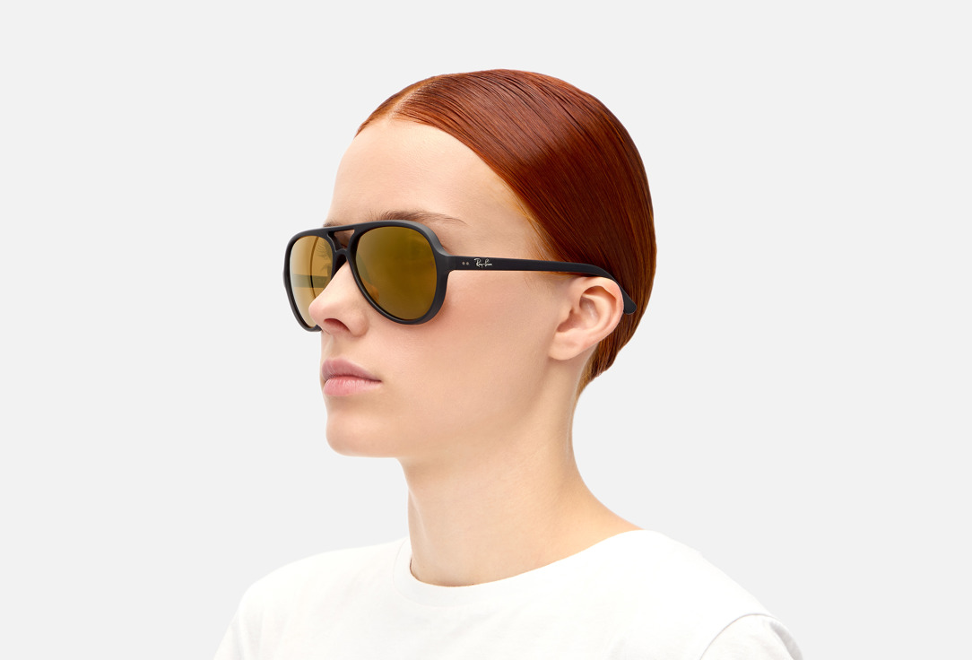 

Солнцезащитные очки RAY-BAN, Коричневый, Cats RB4125-601S/93/59-13